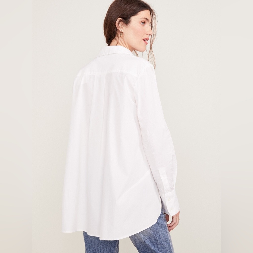 nwt Hatch Collection Nursing Friendly Maternity Classic Buttondown White Large 3 - Picture 8 of 16